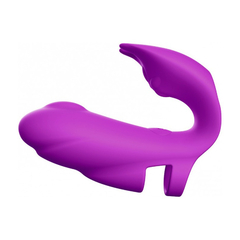 04786 | Dedeira Estimuladora de Clitoris e Ponto G com 7 Modos de Vibração - Dibe Abby - Roxo na internet