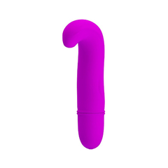 01986 | Mini Vibrador Ponto G em Soft Touch com 10 Funções de Vibração e Resistência à Água - Pretty Love Dana - Rosa - comprar online