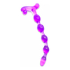 01028 | Plug Anal em Jelly com 5 Esferas em Tamanhos Gradativos - Bendy Twist II - Lilás