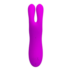 00807 | Estimulador de Clítoris Recarregável, Feito em Silicone com 7 Modos de Vibração e 7 Modos de Sucção - Pretty Love Ralap - Roxo - loja online