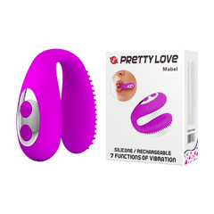 00420 | Vibrador para Boca em Silicone Recarregável com 3 Modos de Vibração - Pretty Love Mabel - comprar online