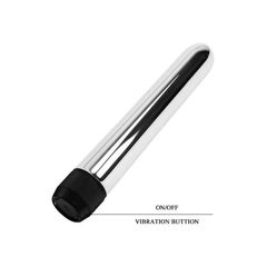 02366 | Vibrador Personal e Bullet Cromados Multivelocidade Multiple Vibrator - loja online
