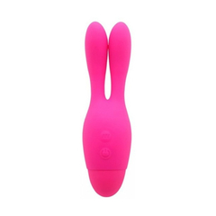 01160 | Aphrodisia Indulgence Fream Bunny - Estimulador de Clitóris Recarregável com Orelhas e 10 Modos de Vibração - Rosa - comprar online
