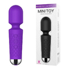 04920 | Vibrador Massageador Varinha Mágica Recarregável com 20 Modos de Vibração e 8 Níveis de Velocidade - YouVibe Mini Toy - Roxo