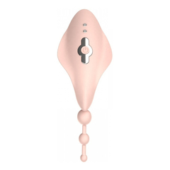 04662 | Estimulador de Clitóris com Formato Ergonômico para Adaptação a Calcinha com 7 Modos de Vibração - Werable Masturbation Device - Rosa - comprar online