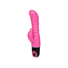 04440 | Vibrador Estimulador de Clitóris e Ponto G com Vibração Multivelocidade 8.9" - Vibrator - Rosa Pink - comprar online