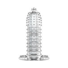02342 | Capa Peniana Transparente com Nódulos Massageadores Penis Sleve - comprar online