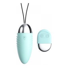 01281 | Bullet em Silicone e ABS com 12 Modos de Vibração e Controle Remoto - Lilo Love Vibrator - Verde