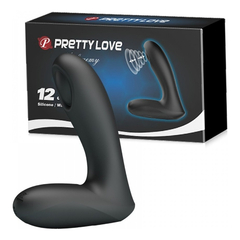 01815 | Estimulador de Próstata e Períneo Recarregável em Silicone com 12 Modos de Pulsação - Pretty Love Archenemy 8,8 x 3,2 cm - comprar online