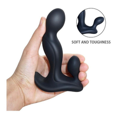 00202 | Massageador de Próstata e Períneo Sinuoso Recarregável com 7 Modos de Vibração - Silicone Toy Small Nun - loja online