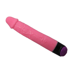 Imagem do 04445 | Vibrador com Glande Saliente, Veias Suaves, Corpo Flexível e com Vibração Multivelocidade - Baile Pink Vibe