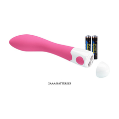 00645 | Vibrador Ponto G com Estimulador Clitoriano e 30 Modos de Vibração - Pretty Love Bishop - Rosa