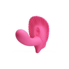 04878 | Estimulador em Forma de Concha com Mini Pênis Penetrável, 10 Modos de Vibração e Aplicativo - Pretty Love Fancy Clamshell - comprar online