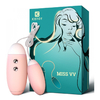 01559 | Cápsula Vibratória em Silicone Soft Touch com Tecnologia de Sucção e 10 Modos de Vibração, Recarregável via USB - Kistoy Miss VV -Rosa