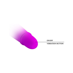 00621 | Mini Vibrador em Soft Touch em Forma de Coelho com 10 Modos de Vibração - Pretty Love Boyce - loja online