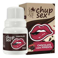 03538 | Chup Sex Secret Love 15ml - Chocolate com Pimenta