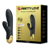 04867 | Vibrador Estimulador de Ponto G e Clitóris Recarregável com Detalhes em Ouro 18k e 7 Modos de Vibração - Pretty Love Royal Pleasure Naughty Play