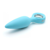 03501 | Plug Anal em Silicone com 10 Modos de Vibração e Anal de Segurança - Kisstoy Man Orville - Azul