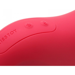 03510 | Estimulador de Clitóris em Silicone com Formato de Golfinho Recarregável - Kisstoy Young Heidi - Magenta - loja online
