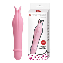 01910 | Mini Vibrador Estimulador de Clitóris com 10 Modos de Vibração - Pretty Love Edward - Rosa Claro