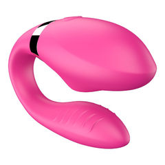 03824 | Vibrador para Casal com Controle Remoto, Tecnologia de Sucção e 7 Modos de Vibração - Dibe Sex Massager High Water G Spot 2 - 9 x 3,0 cm - Rosa - E-VARIEDADES