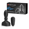 03421 | Plug Anal Infável Recarregável em Silicone com Ventosa, 12 Modos de Vibração, Controle Remoto Sem fio e Função Memória - Pretty Love Harriet