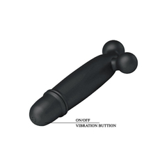 03859 | Mini Vibrador em Soft Touch com 10 Modos de Vibração - Pretty Love Goddard - Preto - E-VARIEDADES
