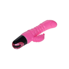 04440 | Vibrador Estimulador de Clitóris e Ponto G com Vibração Multivelocidade 8.9" - Vibrator - Rosa Pink - E-VARIEDADES