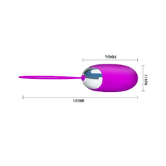 Imagem do 00623 | Cápsula Vibratória Recarregável em Silicone com 12 Modos de Vibrações - Pretty Love Benson