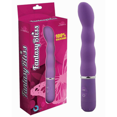 00636 | FANTASY BLISS - VIBRADOR PARA PONTO G COM 10 VELOCIDADES A PROVA DÁGUA - 21,3 X 3,1 CM | COR: ROSA