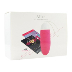 02012 | Alice - Cápsula Vibratória Recarregável com 11 Modos de Vibração Controlado por App via Bluetooth - Rosa na internet