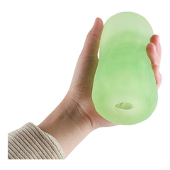 Imagem do 04259 | Masturbador Masculino Formato Lanterna Vagina com Ponta que Brilha no Escuro - Verde
