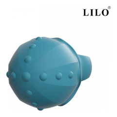 04915 | Anel Peniano e Dedo com Estimulador Clitoriano Recarregável com 10 Modos de Vibração - Lilo Magic Ring Vibrator We Love - Verde - comprar online