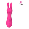 03923 | Vibrador com Estimulador em Orelhas para Estímulo Mais Preciso do Clitóris com 10 Níveis de Vibrações - NV Toys Grace - Magenta