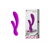 00602 | Vibrador Estimulador de Clitóris e Ponto G Recarregável em Silicone com 30 Modos de Vibrações - Pretty Love Angela