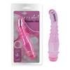 01799 | Vibrador Ponto G com Multivelocidade - Crystal Roulette Vibe 20 x 3,2 cm - Rosa