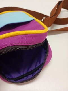 Bolsa Pipi Roxa, Azul e Amarela - comprar online