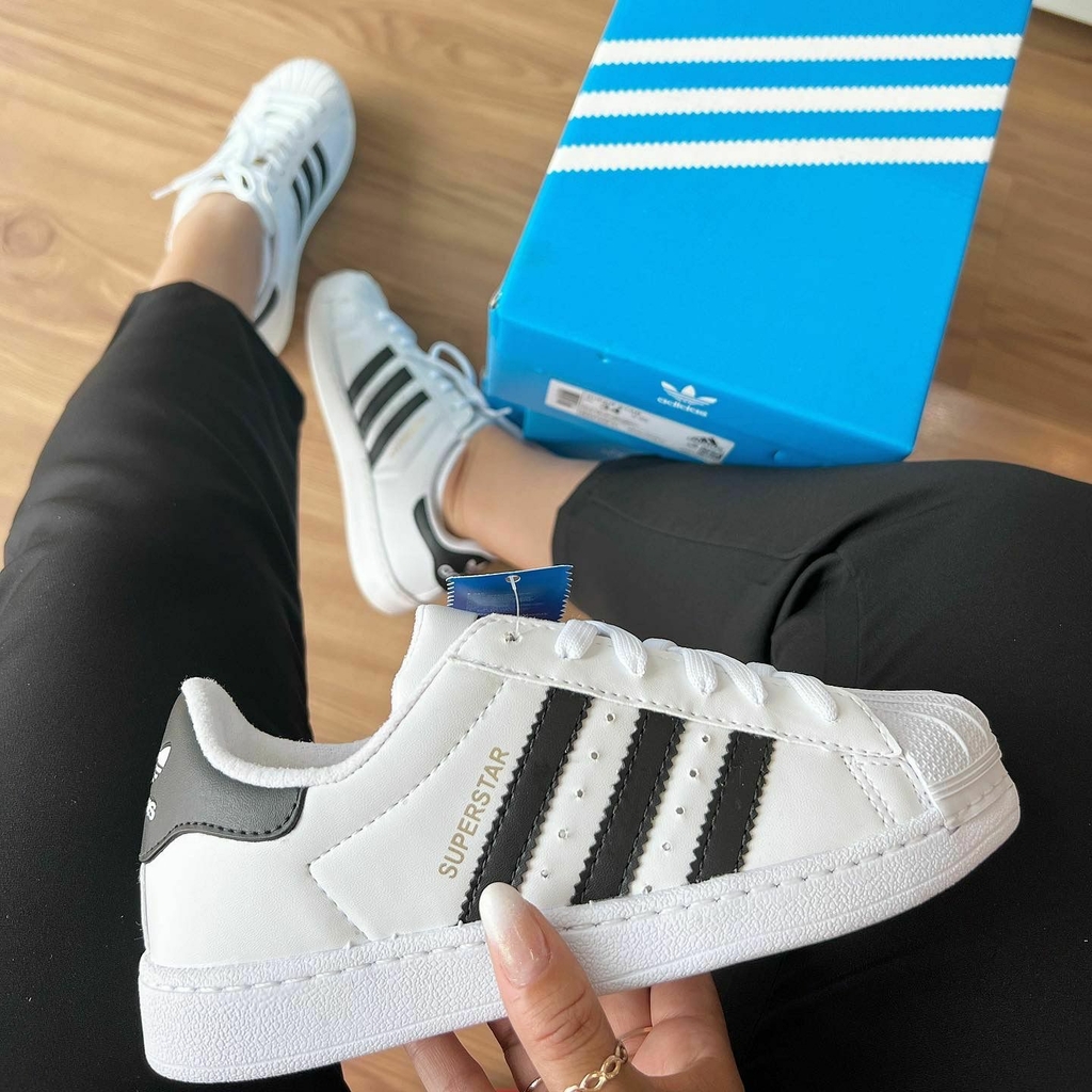 TÊNIS ADIDAS SUPERSTAR BRANCO/PRETO - Loja no pé. Os melhores calçados!