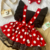 Romper vestido Minnie Vermelha - Mar & Mel Baby 