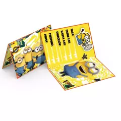 TARJETAS INVITACION MINIONS X10