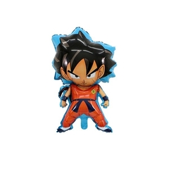 GLOBO METALIZADO FORMA GOKU (GRANDE)