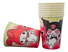 VASOS POLIPAPEL KUROMI 8U