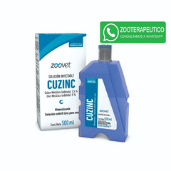 CUZINC x 500 ml -Cobre y zinc de dep?ito - Zoovet