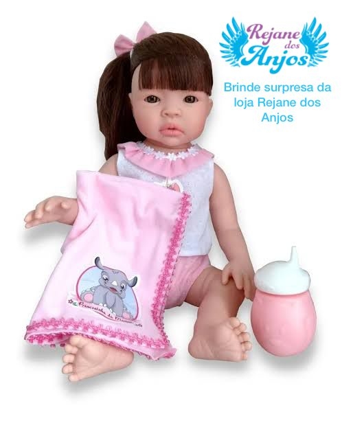 Boneca Reborn Bebê Tatá Sid-Nyl Parece Um Bebê de Verdade em