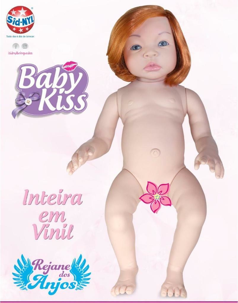 Bebe Real Reborn Corpo Silicone Cabelo Castanho Eloise Baby