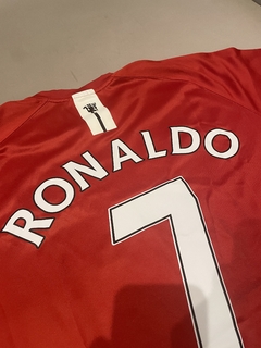 MANCHESTER UNITED HOME 2007/2008 RONALDO (G) - Diplaca - Camisas Originais de Futebol