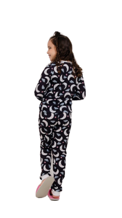 PIJAMA INVERNO LONGO INFANTIL -BASIC - By Izha Closet - Moda feminina 