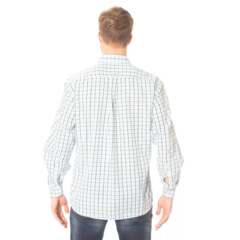 Camisa Manga Larga Cuadros Hombre Con Bolsillo Escosesa MODELO 4 - Wacky Indumentaria