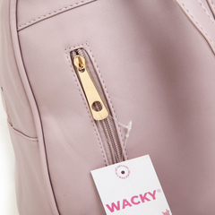 Mochila Mujer Wacky Pu Simil Cuero Moda GRIS - comprar online