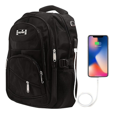 Mochila negra hombre new arrivals